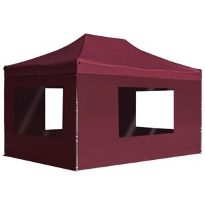 Namiot ogrodowy składany PERVOI, czerwony, 3x4,5 m