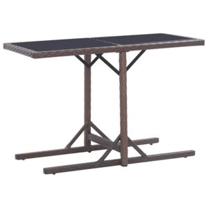 Stół ogrodowy VIDAXL, brązowy, 110x53x72 cm