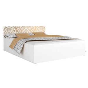 Łóżko do sypialni 200x90cm PANAMA z grafiką (8 wzorów)