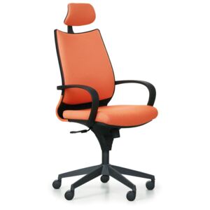 Krzesło biurowe Futura, pomarańczowe