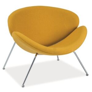 Fotel Major materiał, Kolor: Żółty