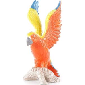 Figurka dekoracyjna Parrot 39x50 cm pomarańczowa