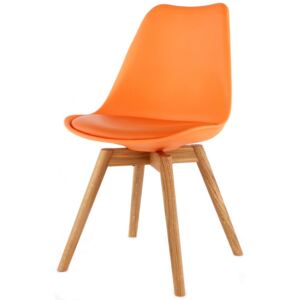 Krzesło Gina Sara pomarańczowe