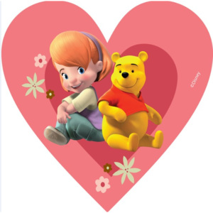 Dywan Kids Tigger & Pooh Heart 603, Druk Cyfrowy