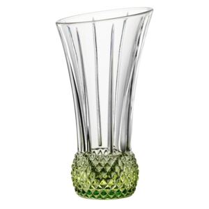 Zestaw 2 wazonów ze szkła kryształowego Nachtmann Spring Lime, wys. 13,6 cm