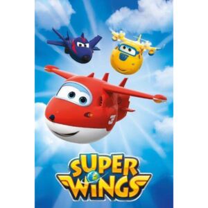 Dziecięcy ręcznik Super Wings wielokolorowa 30x50 cm