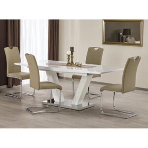 Elegancki biały stół rozkładany 160÷200 cm glamour