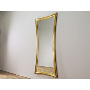 CUSTO BARCELONA Złote Lustro Dekoracyjne w Stylowej Ramie Glamour 90x197 cm
