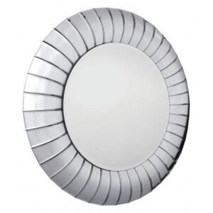 Corrao - okrągłe lustro dekoracyjne w lustrzanej ramie 80x80