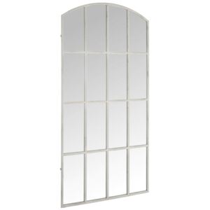 Duże lustro Window 180 cm, metalowe, białe (JL72467)
