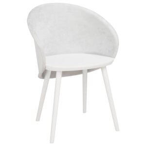 Krzesło, siedzisko Penez Grey, drewno, obicie tekstylne, 78x55x57,5 cm (JL83272)