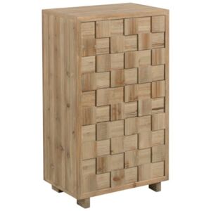 Szafka Squares, dekoracyjne kwadraty, drewno,108x63x40 cm (JL85605)