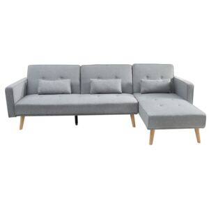 Sofa rozkładana Igloo szary 265cm z funkcją spania (Z38538)