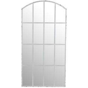 Lustro wiszące Arched Window, metal, w kształcie okna, 177x91,5x3 cm (JL87992)