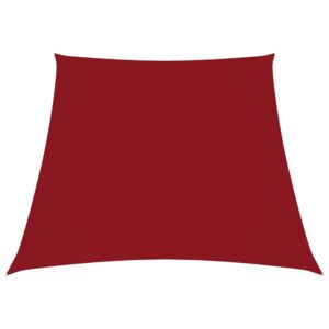 Żagiel ogrodowy, tkanina Oxford, trapezowy, 4/5x3 m, czerwony