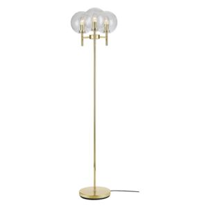 Lampa stojąca w złotym kolorze Markslöjd Crown Floor 3L