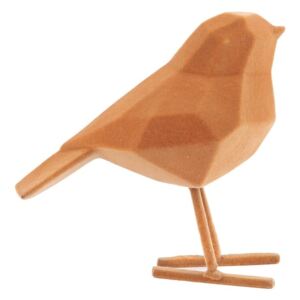 Brązowa figurka dekoracyjna PT LIVING Bird, wys. 17 cm