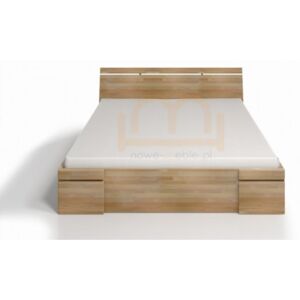 Łóżko drewniane bukowe SPARTA MAXI DR 160x200 cm