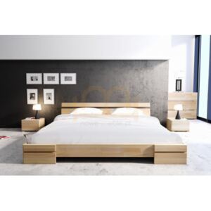 Łóżko drewniane bukowe SPARTA 200x200 cm