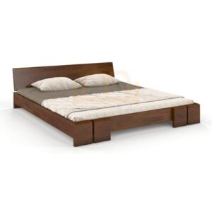 Łóżko drewniane sosna VESTRE niskie 160x200 cm