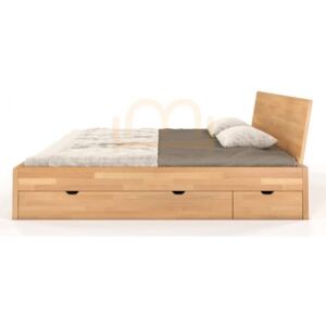 Łóżko drewniane bukowe VESTRE MAXI DR 200x200 cm