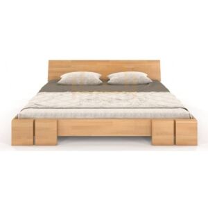Łóżko drewniane bukowe VESTRE niskie 160x200 cm