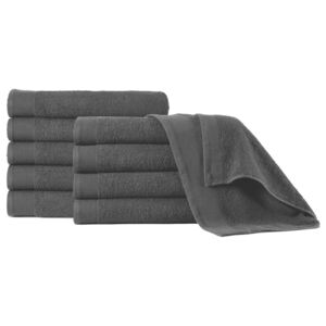 Ręczniki do rąk, 5 szt., bawełna, 450 g/m², 50x100 cm, czarne