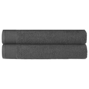 Ręczniki do rąk, 2 szt., bawełna, 450 g/m², 50x100 cm, czarne