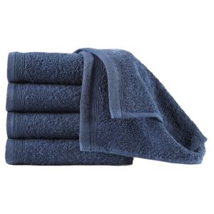 Ręczniki hotelowe, 10 szt., bawełna 450 g/m², 30x50 cm, granat
