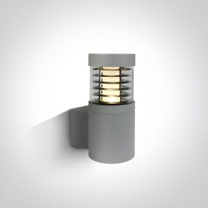 Kinkiet elewacyjny LED Cona 1 punktowy IP54 szary 12W NL67036GW - Zeni