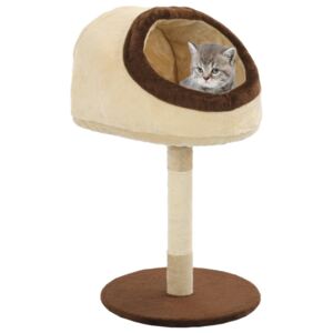 Drapak dla kota ze słupkami sizalowymi, 72 cm, beżowo-brązowy