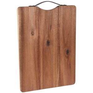 Deska kuchenna do krojenia - prostokątna, drewno akacjowe, 42 x 32 cm