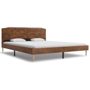 Rama łóżka PERVOI, brązowa, 160x200 cm