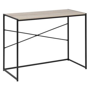 Loftowe biurko ELIOR Esmond, jasnobrązowe, 45x75x100 cm