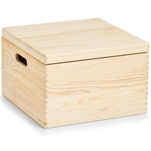 Pojemnik na drobiazgi zamykany, pudełko z drewna sosnowego, łatwa w czyszczeniu skrzynka
