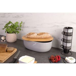 Chlebak w designerskim stylu, praktyczne i szczelne pudełko do przechowywania pieczywa