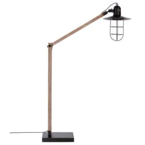 Lampa podłogowa, stojąca - kolor czarny, 130 cm