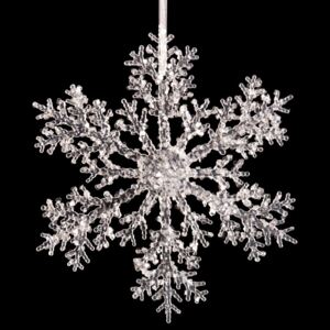 Dekoracja wisząca w kształcie śnieżynki Unimasa Snow, ⌀ 30 cm