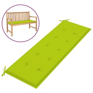 Poduszka na ławkę ogrodową, jasnozielona, 150x50x4 cm, tkanina