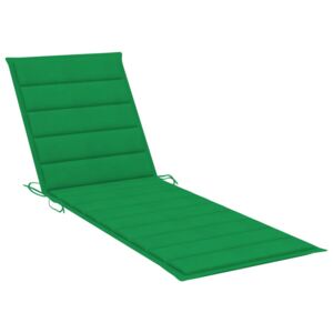 Poduszka na leżak, zielona, 200x60x4 cm, tkanina