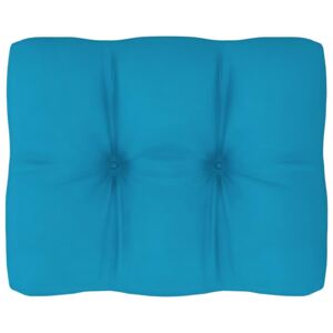 Poduszka na sofę z palet, niebieska, 50x40x12 cm
