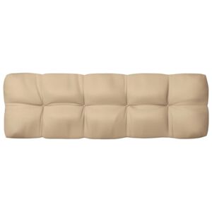 Poduszka na sofę z palet, beżowa, 120x40x12 cm