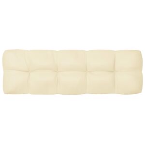 Poduszka na sofę z palet, kremowa, 120x40x12 cm