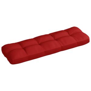 Poduszka na sofę ogrodową, czerwona, 120x40x12 cm, tkanina