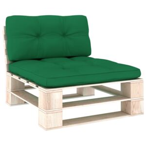 Poduszki na sofę z palet, 2 szt., zielone