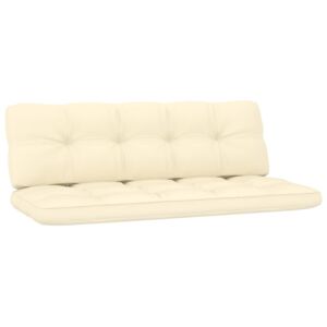 Poduszki na sofę z palet, 2 szt., kremowe