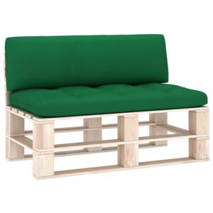 Poduszki na sofę z palet, 2 szt., zielone