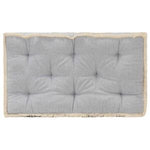 Poduszka na sofę z palet, szara, 73x40x7 cm
