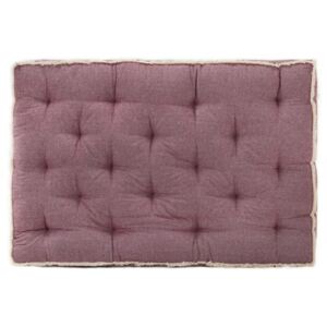 Poduszka na sofę z palet, czerwień burgundowa, 120x80x10 cm