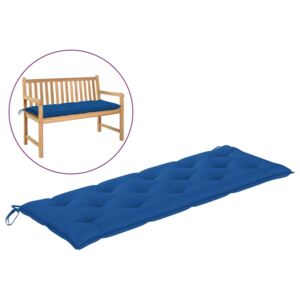 Poduszka na ławkę ogrodową, niebieska, 150x50x7cm, tkanina